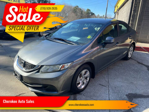 2013 Honda Civic for sale at Cherokee Auto Sales in Acworth GA