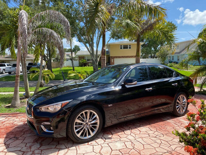 2018 Infiniti Q50 for sale at ONYX AUTOMOTIVE, LLC in Largo FL