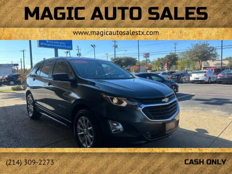 2021 Chevrolet Equinox for sale at Magic Auto Sales in Dallas TX