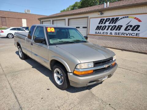 2000 Chevrolet S-10 for sale at RPM Motor Company in Waterloo IA