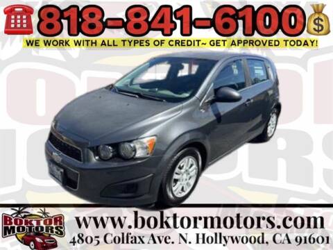 2013 Chevrolet Sonic for sale at Boktor Motors in North Hollywood CA