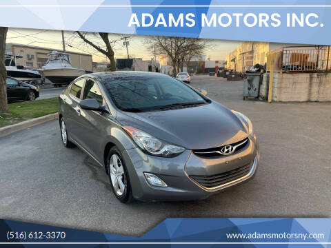 2013 Hyundai Elantra for sale at Adams Motors INC. in Inwood NY