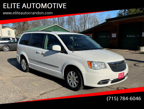 2013 Chrysler Town and Country for sale at ELITE AUTOMOTIVE in Crandon WI