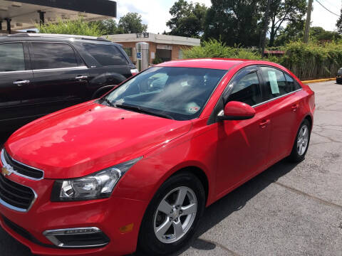 2015 Chevrolet Cruze for sale at Capital Motors in Richmond VA