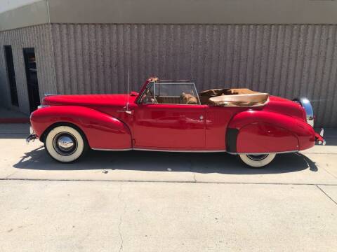 1941 Lincoln Continental for sale at HIGH-LINE MOTOR SPORTS in Brea CA