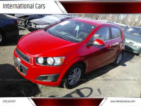 2013 Chevrolet Sonic for sale at Florida International Cars in Miramar FL