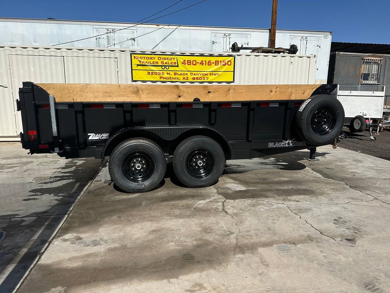 2025 Black Hawk 14x83 Dump Trailer  for sale at Factory Direct Trailer Sales in Phoenix, AZ