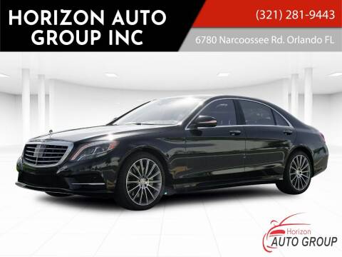 2015 Mercedes-Benz S-Class for sale at HORIZON AUTO GROUP INC in Orlando FL