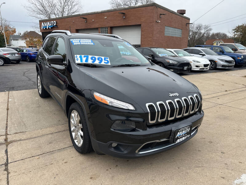 2014 Jeep Cherokee for sale at AM AUTO SALES LLC in Milwaukee WI