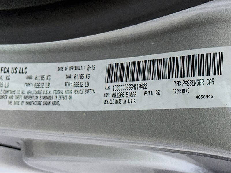 2016 Chrysler 200 S