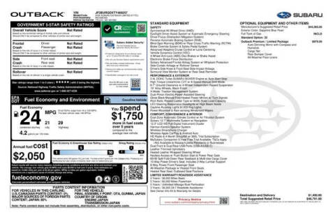 2026 Subaru Outback Limited XT