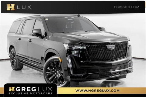 2022 Cadillac Escalade ESV for sale at HGREG LUX EXCLUSIVE MOTORCARS in Pompano Beach FL