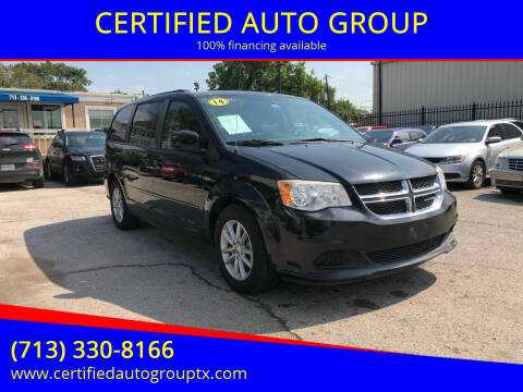 2014 Dodge Grand Caravan for sale at CERTIFIED AUTO GROUP in Houston TX