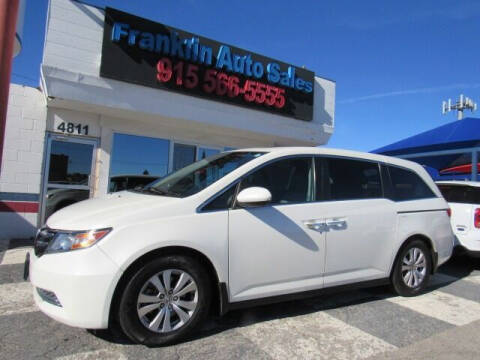 2015 Honda Odyssey for sale at Franklin Auto Sales in El Paso TX