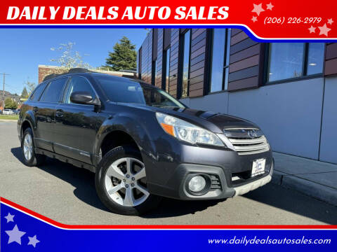 2013 Subaru Outback for sale at DAILY DEALS AUTO SALES in Seattle WA