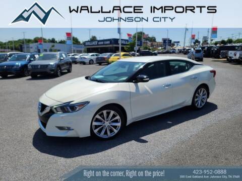 2016 Nissan Maxima for sale at WALLACE IMPORTS OF JOHNSON CITY in Johnson City TN