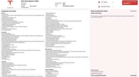2019 Tesla Model X 75D