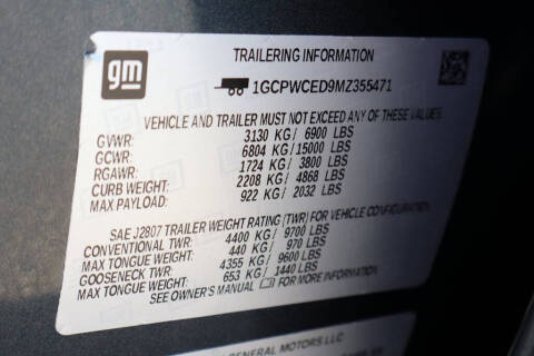 2021 Chevrolet Silverado 1500