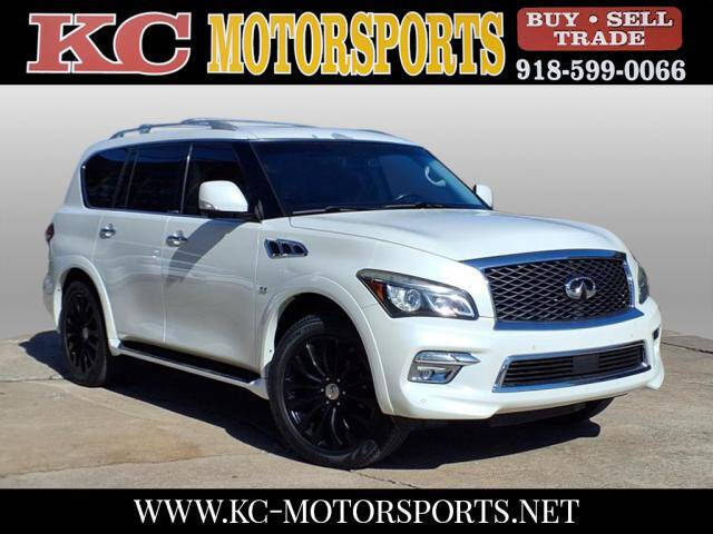 2015 Infiniti QX80 for sale at KC MOTORSPORTS in Tulsa OK