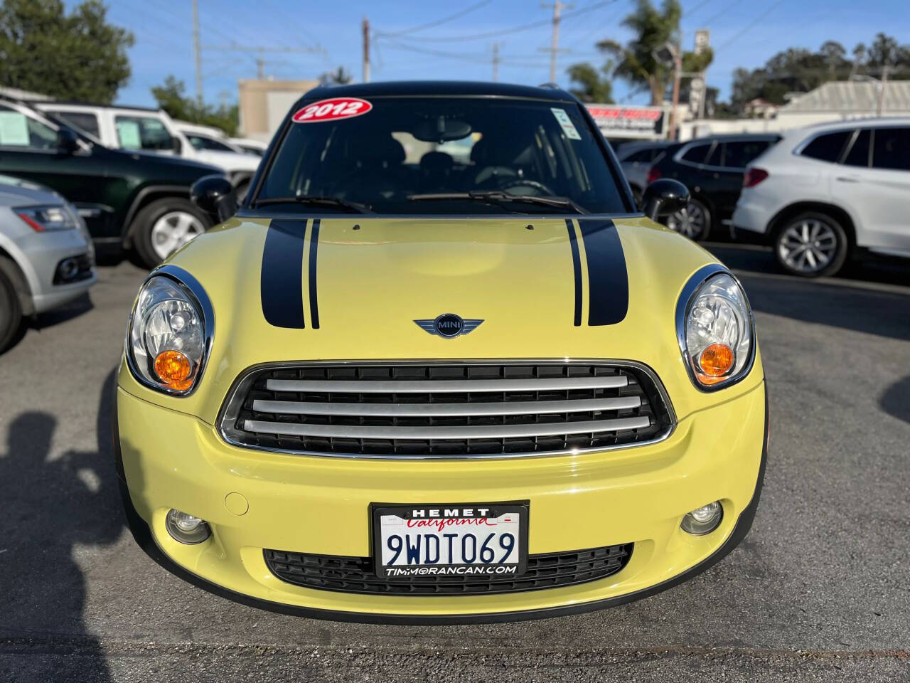 Yellow 2012 MINI Cooper Countryman Base Base 4dr Crossover 2