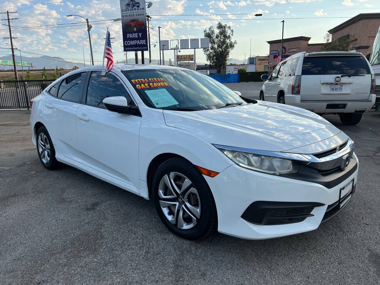 2016 Honda Civic for sale at Carmania in Panorama City, CA