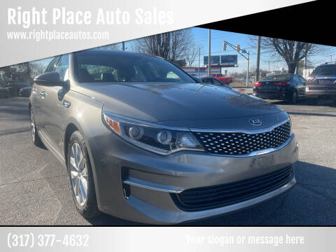 2016 Kia Optima for sale at Right Place Auto Sales LLC in Indianapolis IN