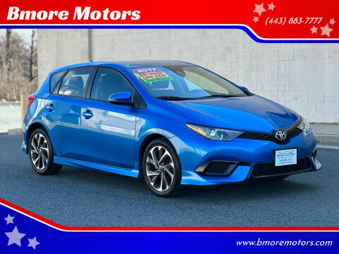 2017 Toyota Corolla iM for sale at Bmore Motors in Baltimore MD
