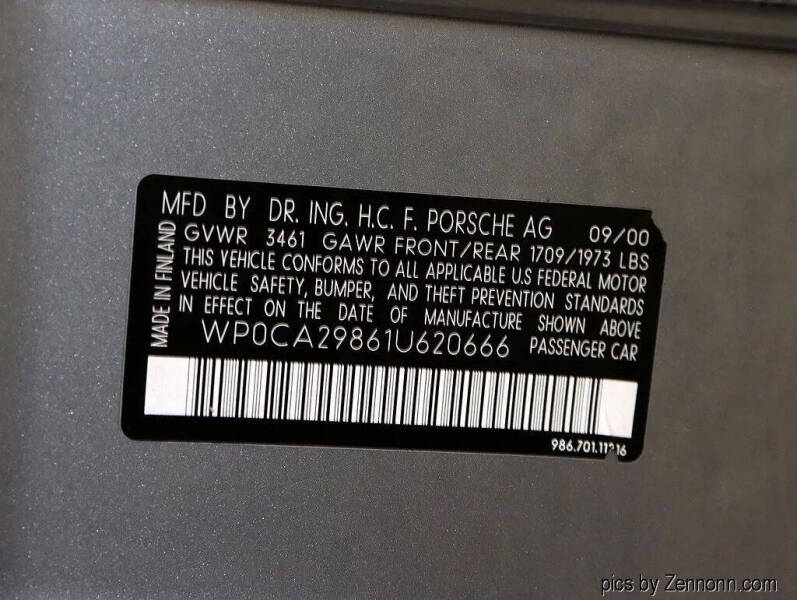 2001 Porsche Boxster