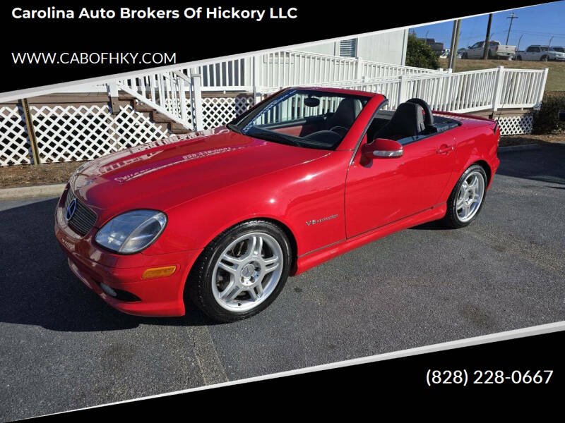 2004 Mercedes-Benz SLK for sale at Carolina Auto Brokers of Hickory LLC in Hickory NC