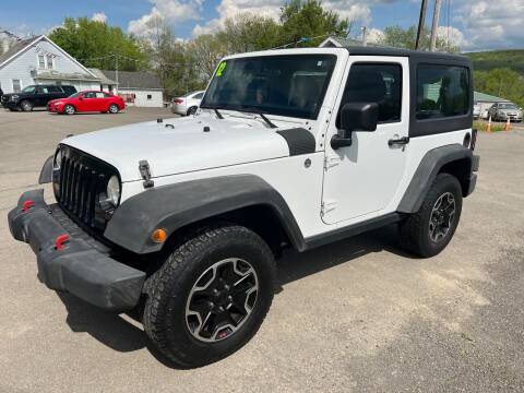 2012 Jeep Wrangler for sale at Warren Auto Sales in Oxford NY