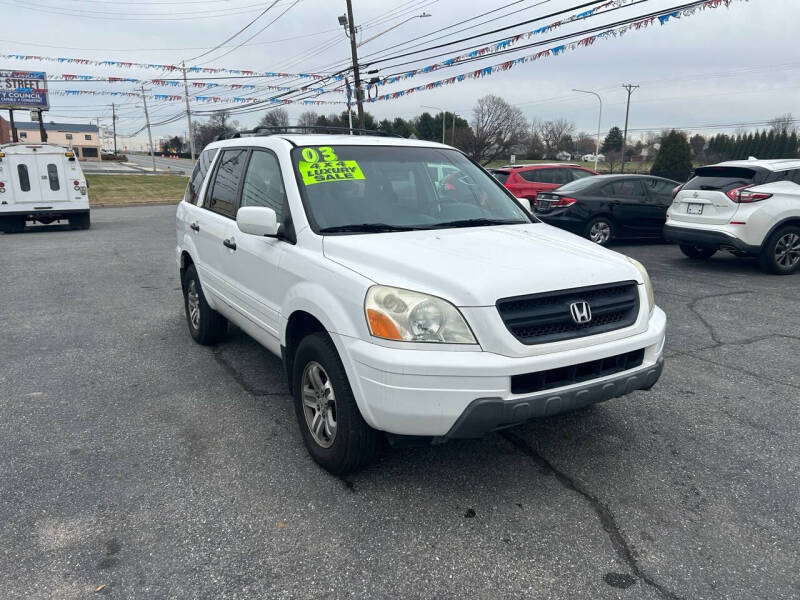 Used 2003 Honda Pilot EX with VIN 2HKYF18493H561626 for sale in New Castle, DE