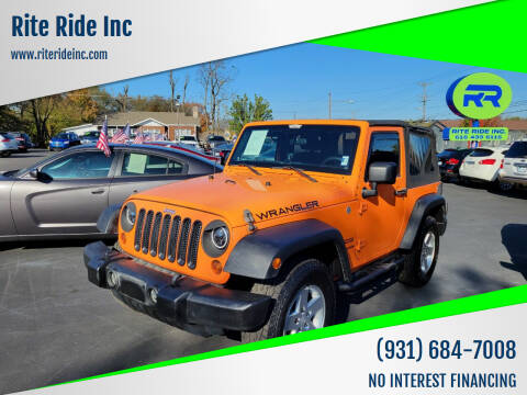 2012 Jeep Wrangler for sale at Rite Ride Inc in Murfreesboro TN