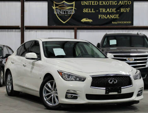 2015 Infiniti Q50 for sale at United Exotic Auto in Houston TX