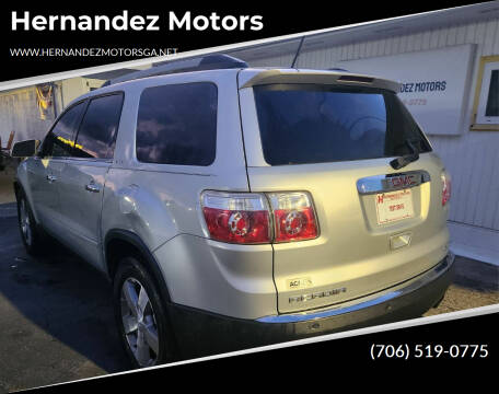 2010 GMC Acadia for sale at Hernandez Motors in Rocky Face GA