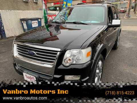 2008 Ford Explorer for sale at Vanbro Motors Inc in Staten Island NY