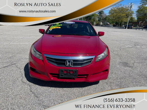 2012 Honda Accord for sale at Roslyn Auto Sales in Roslyn Heights NY