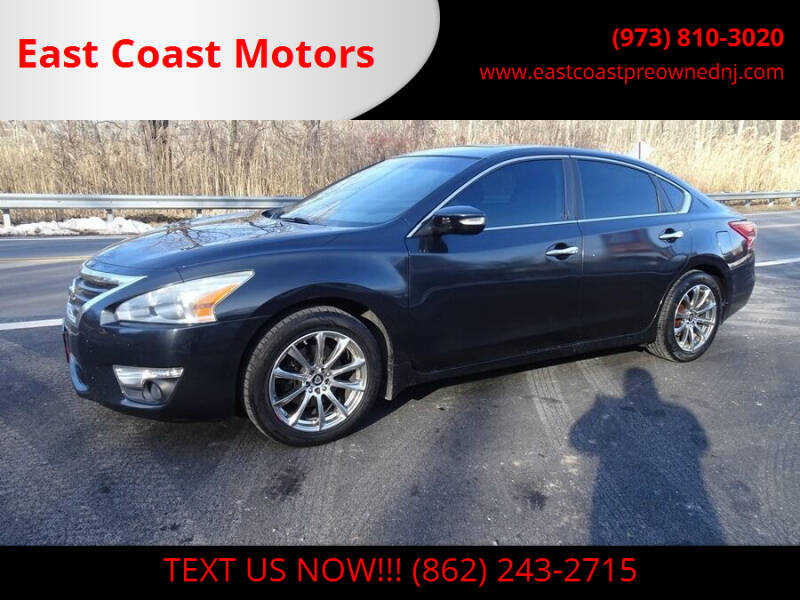 2013 Nissan Altima for sale at East Coast Motors in Lake Hopatcong NJ