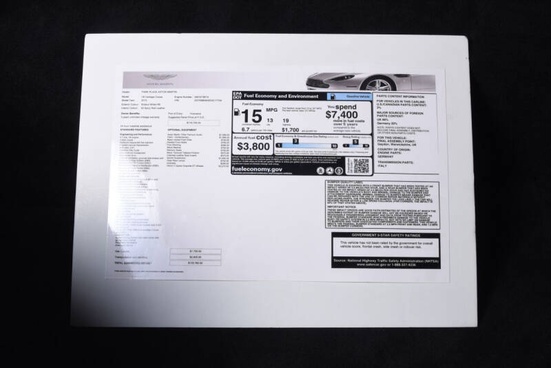 2013 Aston Martin V8 Vantage