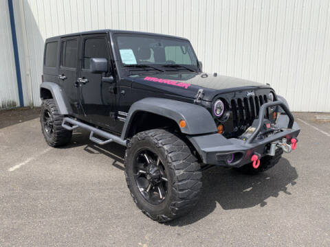 2013 Jeep Wrangler Unlimited for sale at Bruce Lees Auto Sales in Tacoma WA