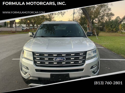 2016 Ford Explorer for sale at FORMULA MOTORCARS, INC. in Tampa FL