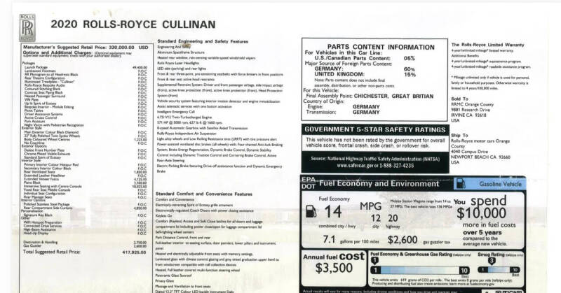 2020 Rolls-Royce Cullinan