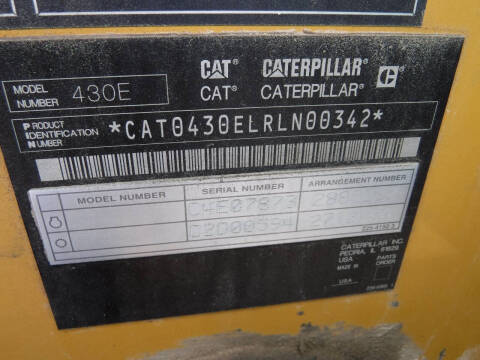 2009 Caterpillar 430E Backhoe Loader