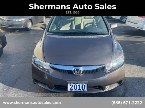 2010 Honda Civic for sale at Shermans Auto Sales in Webster NY