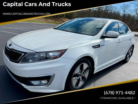 2013 Kia Optima Hybrid for sale at Capital Cars and Trucks in Gainesville GA