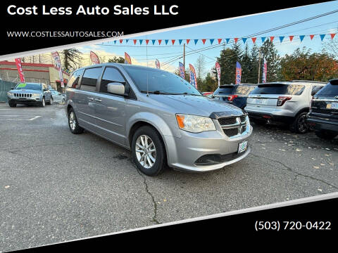 2016 Dodge Grand Caravan for sale at Cost Less Auto Sales LLC in Portland OR