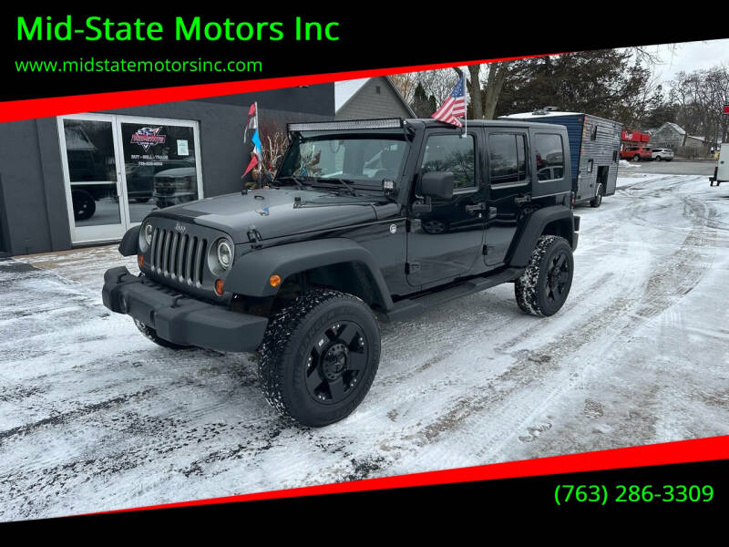 2010 Jeep Wrangler Unlimited for sale at Mid-State Motors Inc in Rockford MN