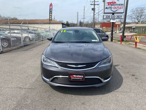 2015 Chrysler 200 for sale at Brothers Auto Group - Brothers Auto Outlet in Youngstown OH