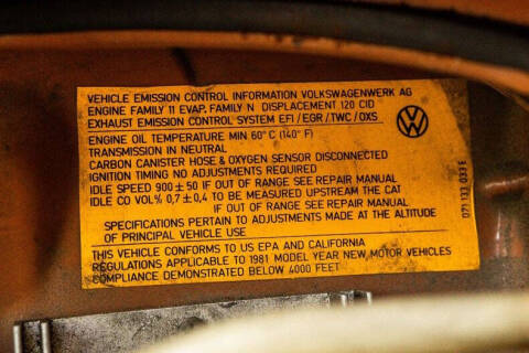 1981 Volkswagen Vanagon Camper