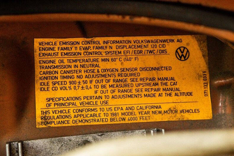 1981 Volkswagen Vanagon Camper