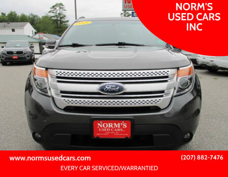 2015 Ford Explorer for sale at NORM'S USED CARS INC in Wiscasset ME